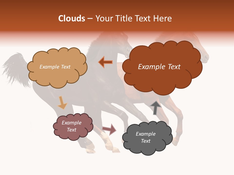 Red Young Run PowerPoint Template