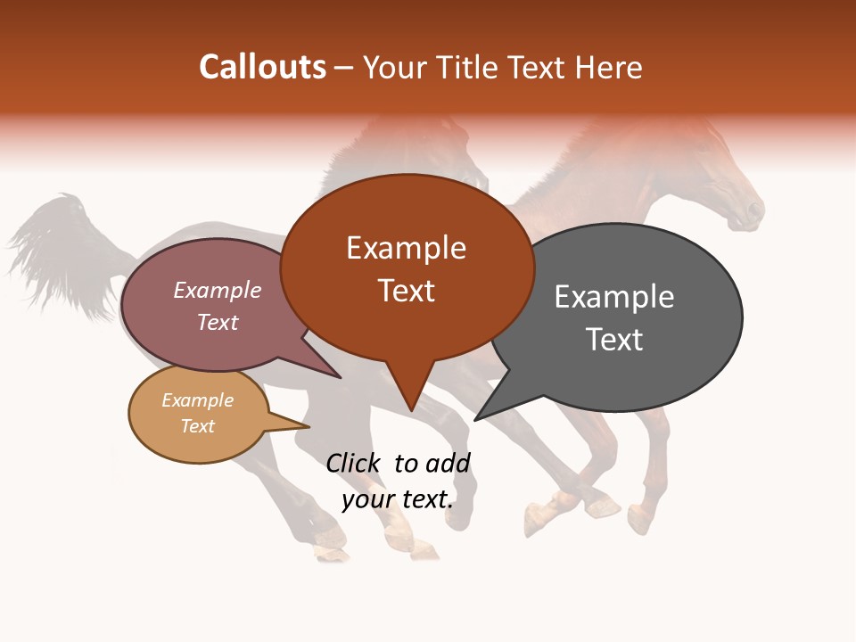 Red Young Run PowerPoint Template