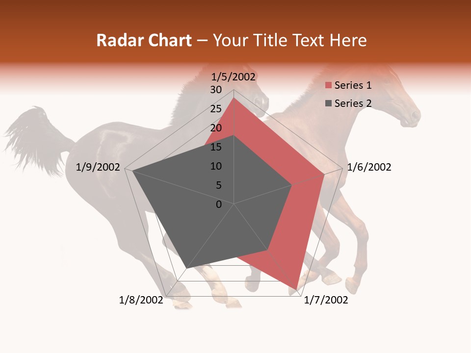 Red Young Run PowerPoint Template