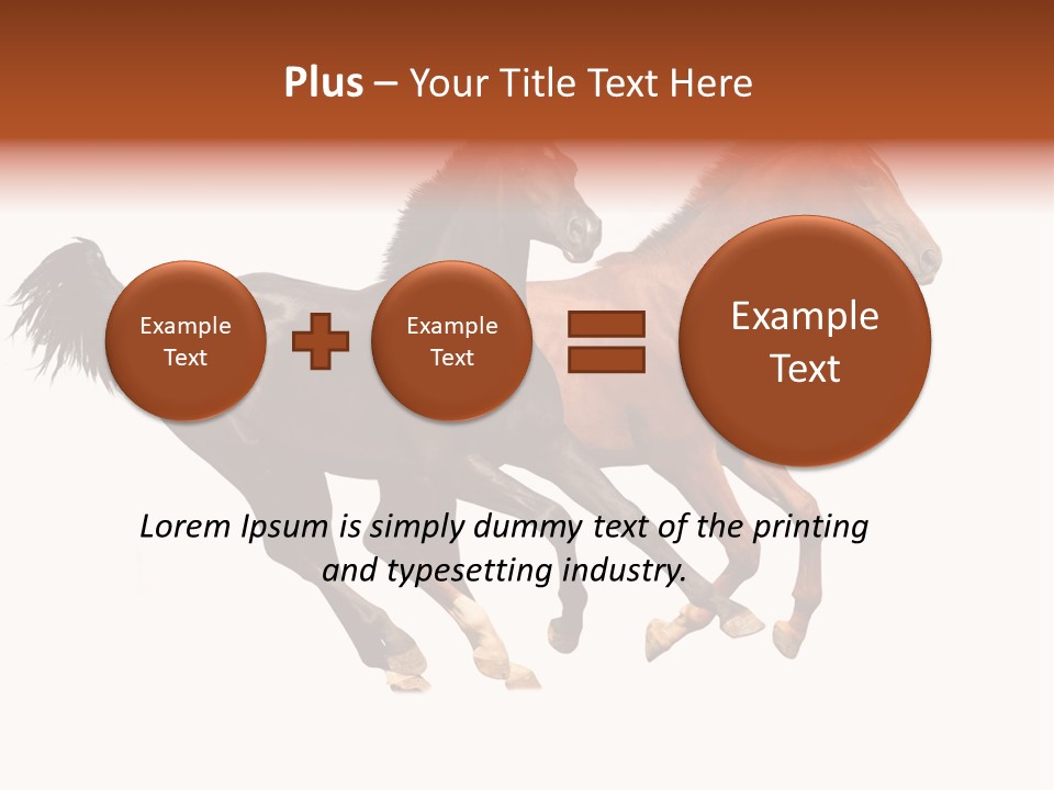 Red Young Run PowerPoint Template