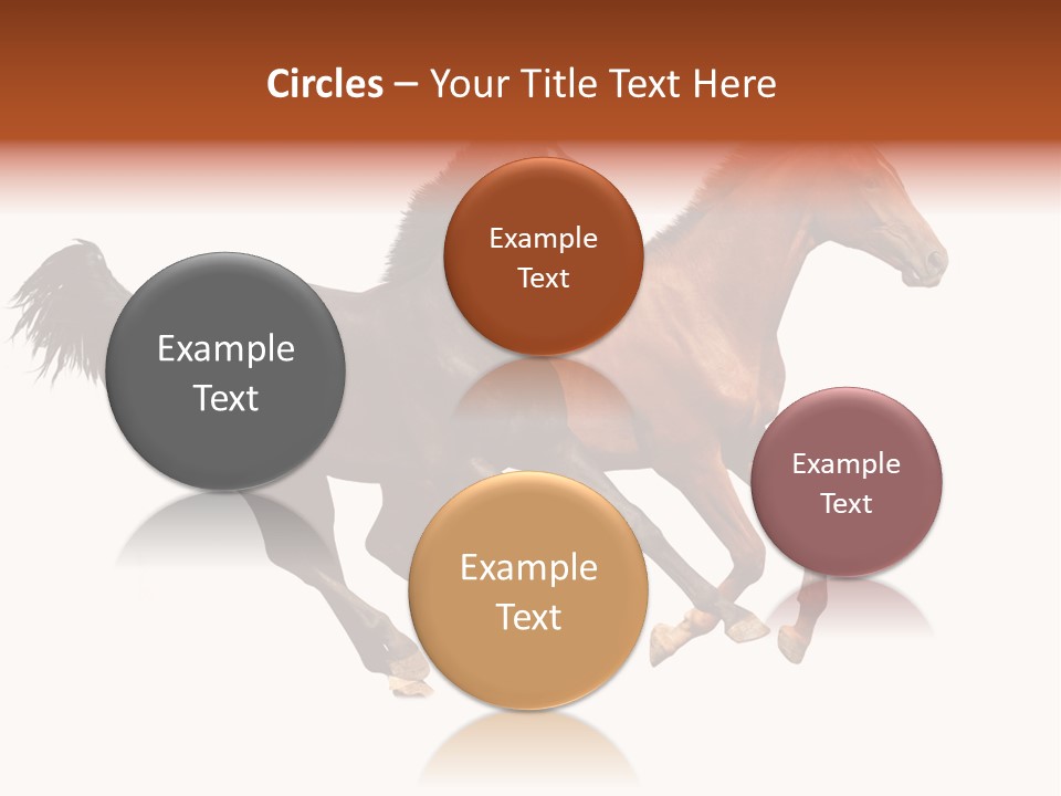 Red Young Run PowerPoint Template