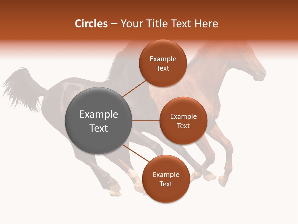 Red Young Run PowerPoint Template