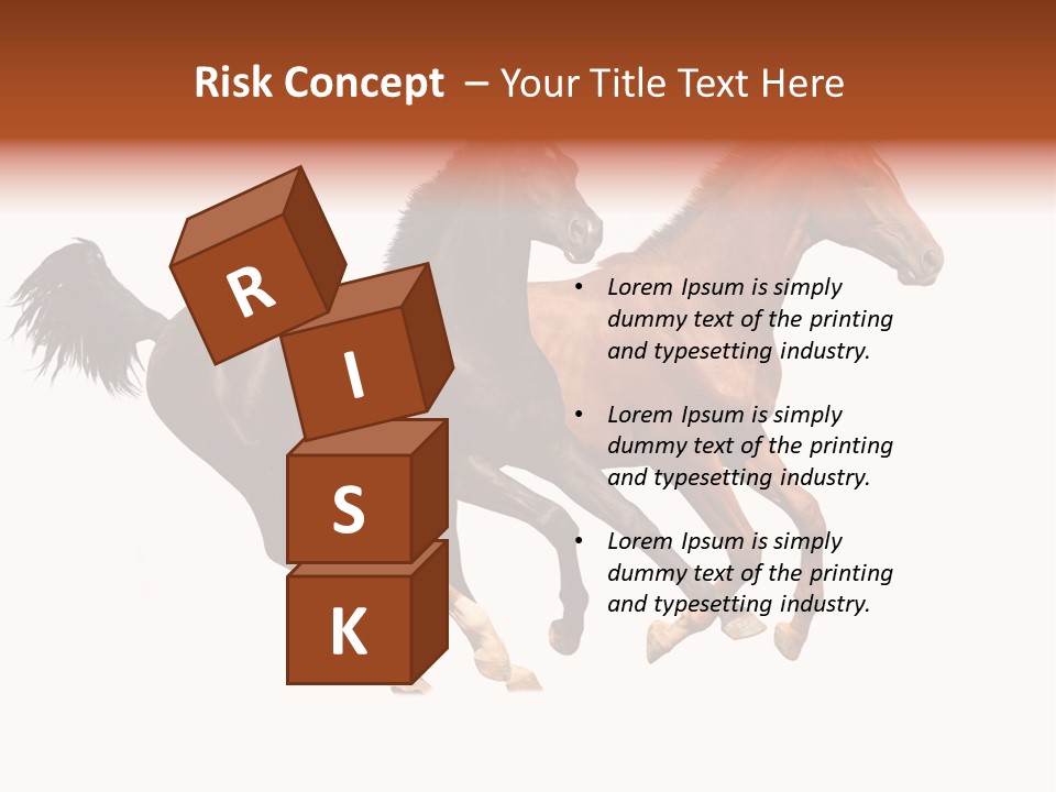 Red Young Run PowerPoint Template