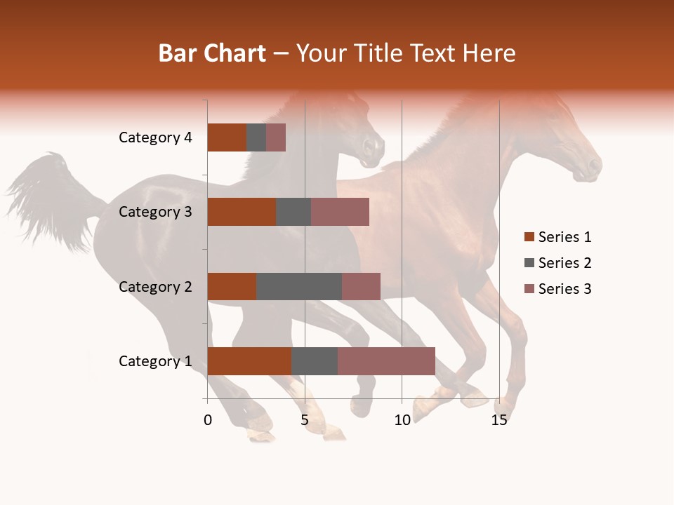 Red Young Run PowerPoint Template