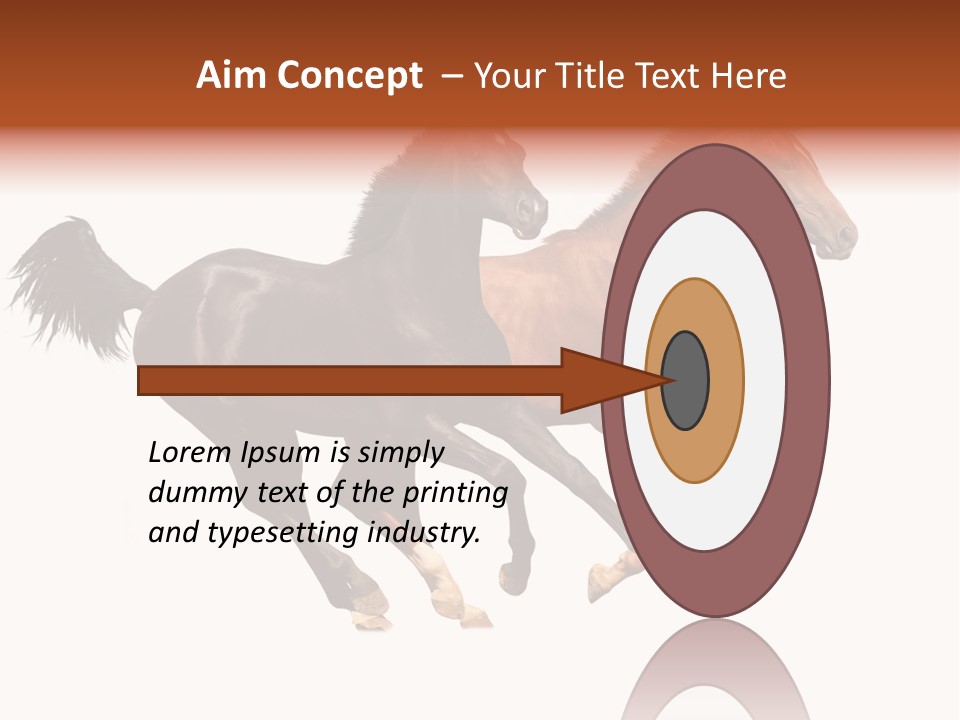 Red Young Run PowerPoint Template