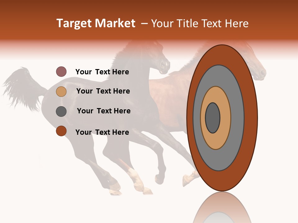 Red Young Run PowerPoint Template