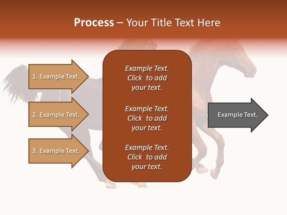 Red Young Run PowerPoint Template