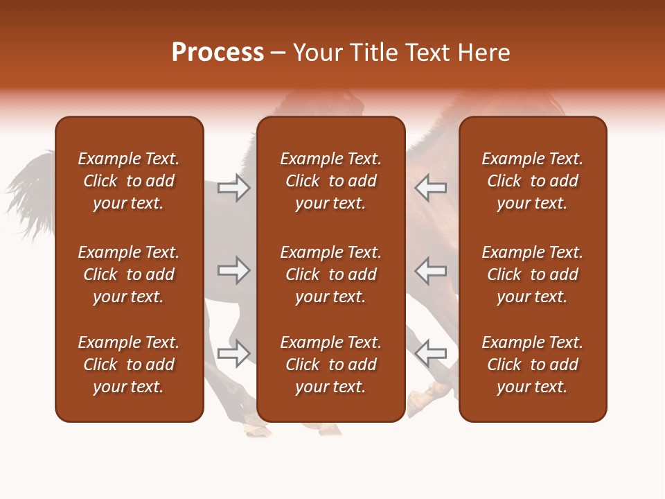 Red Young Run PowerPoint Template