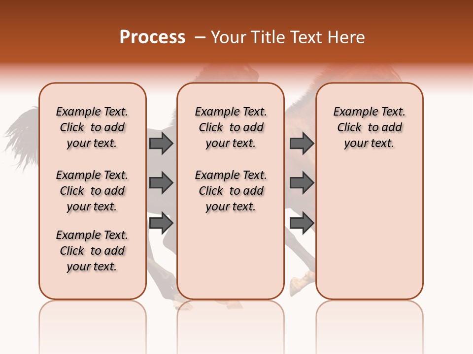 Red Young Run PowerPoint Template