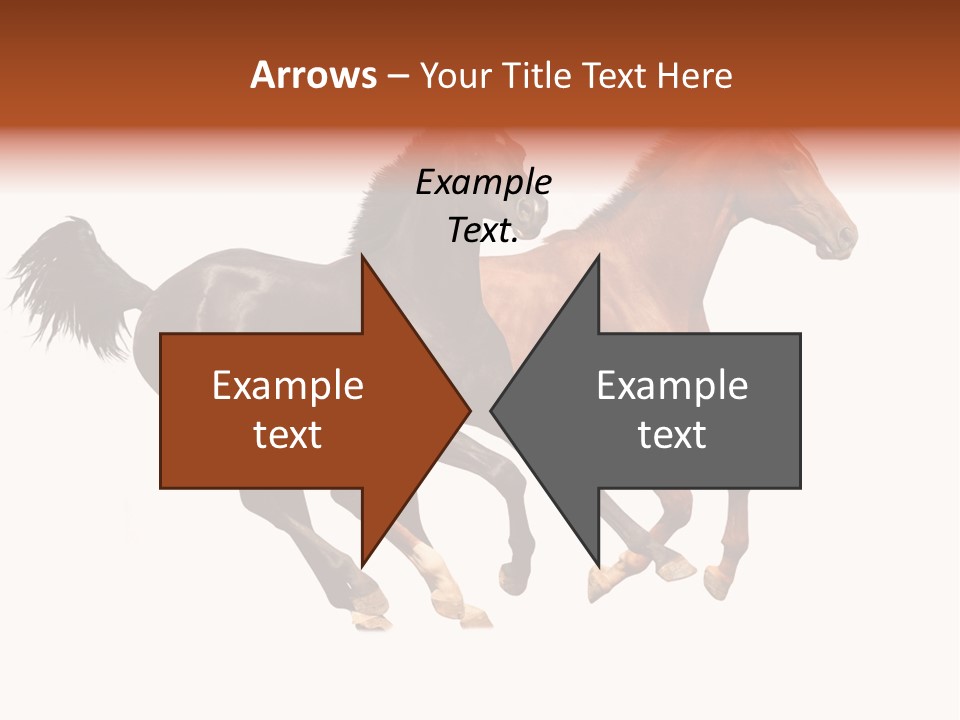 Red Young Run PowerPoint Template