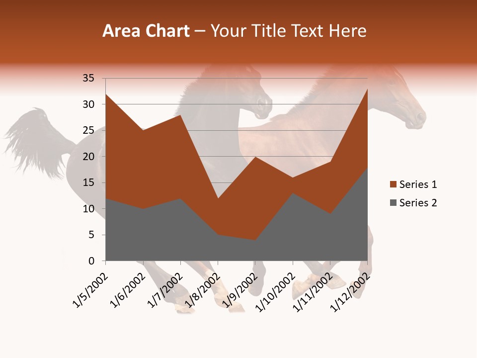 Red Young Run PowerPoint Template