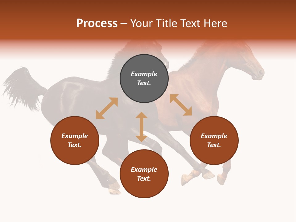 Red Young Run PowerPoint Template