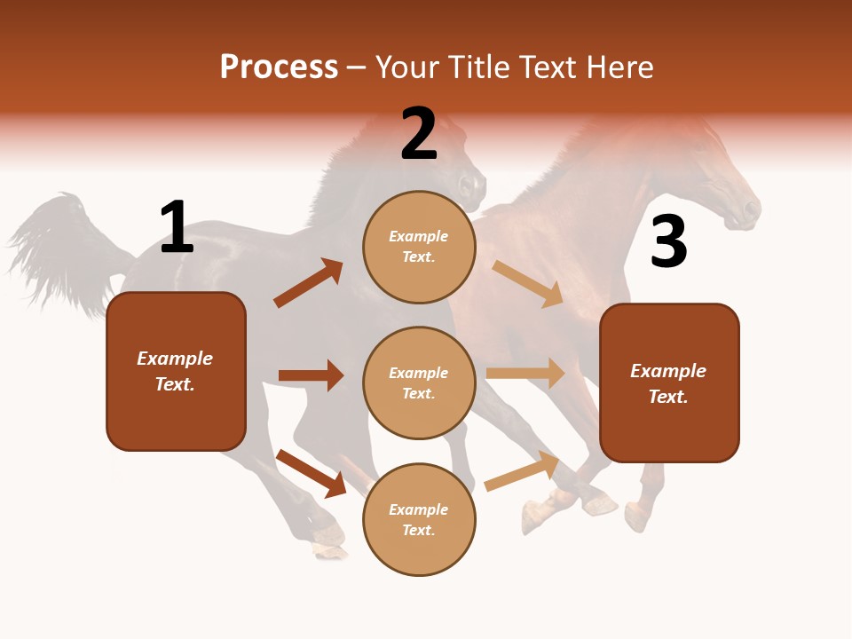 Red Young Run PowerPoint Template