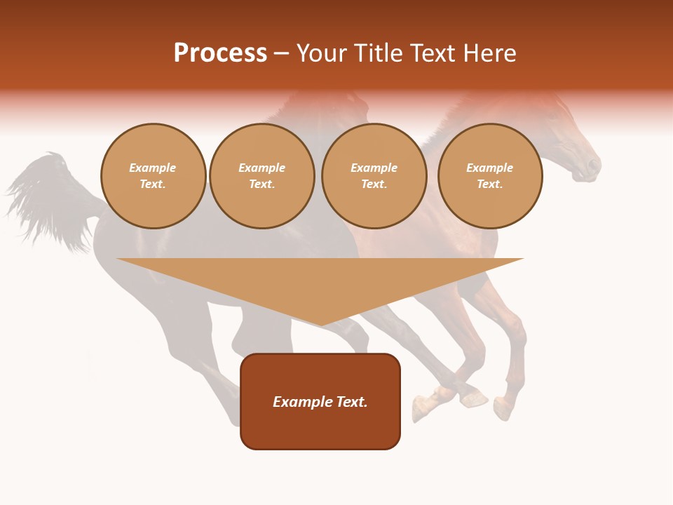 Red Young Run PowerPoint Template