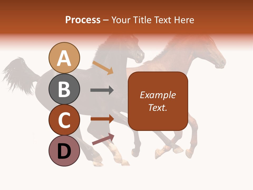 Red Young Run PowerPoint Template