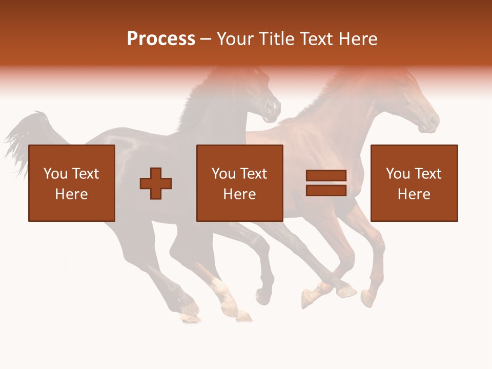 Red Young Run PowerPoint Template