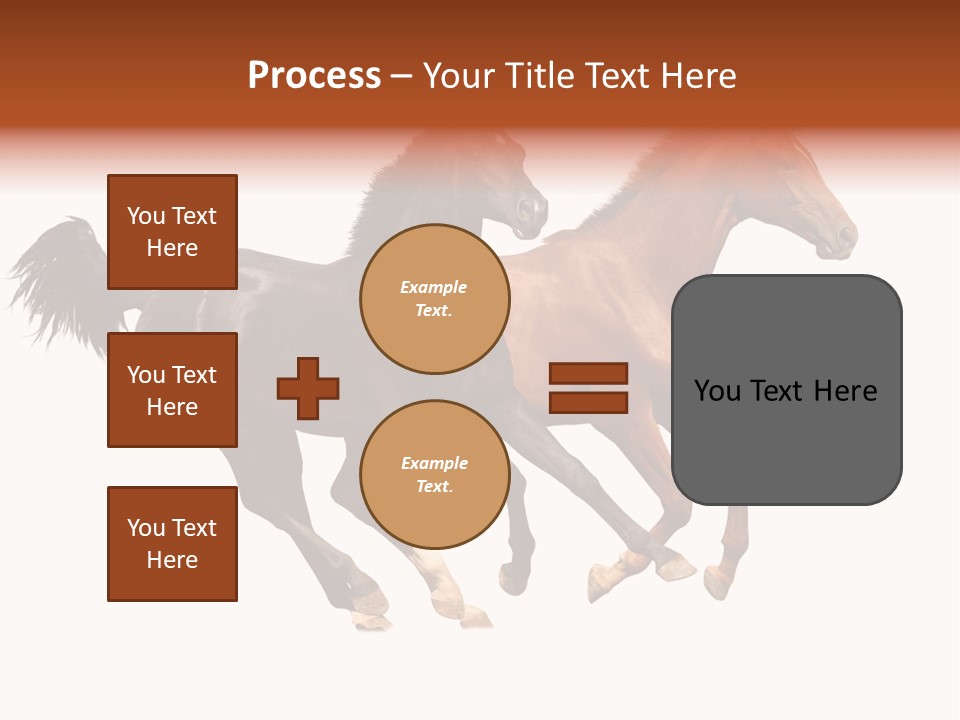 Red Young Run PowerPoint Template
