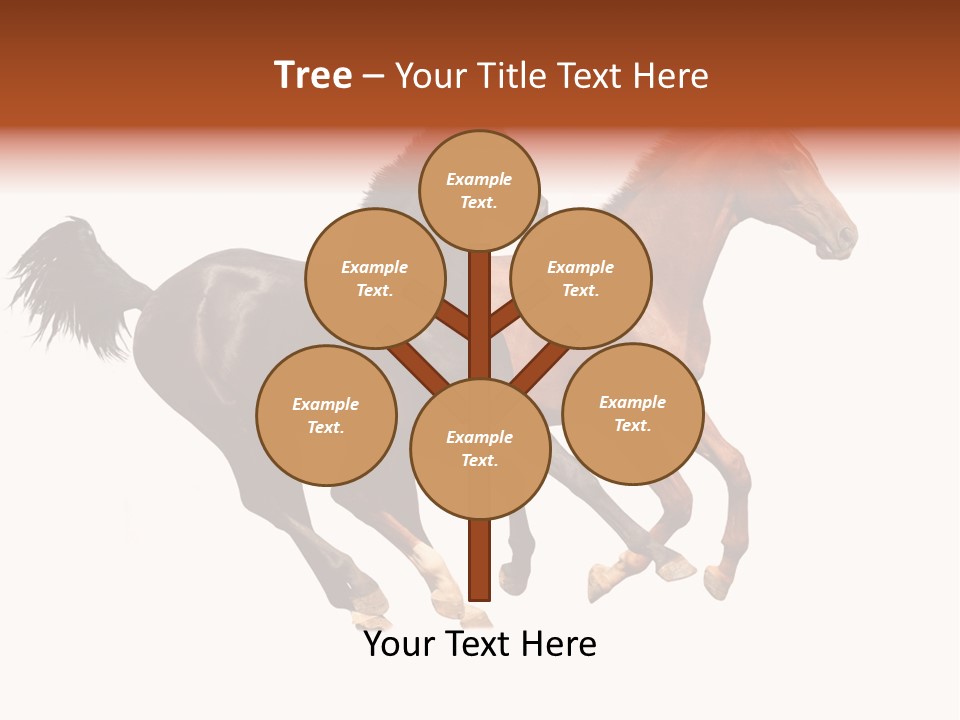 Red Young Run PowerPoint Template