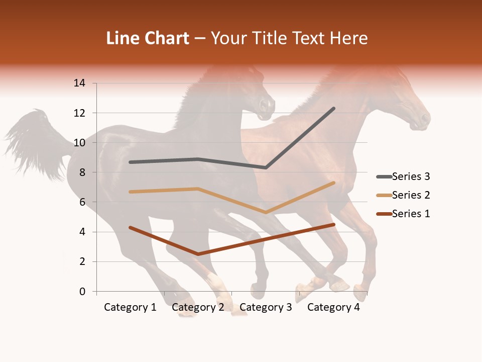 Red Young Run PowerPoint Template