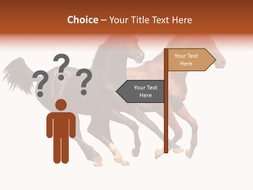 Red Young Run PowerPoint Template