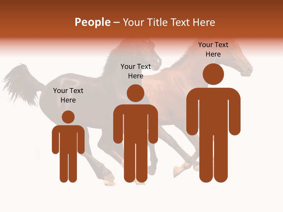 Red Young Run PowerPoint Template