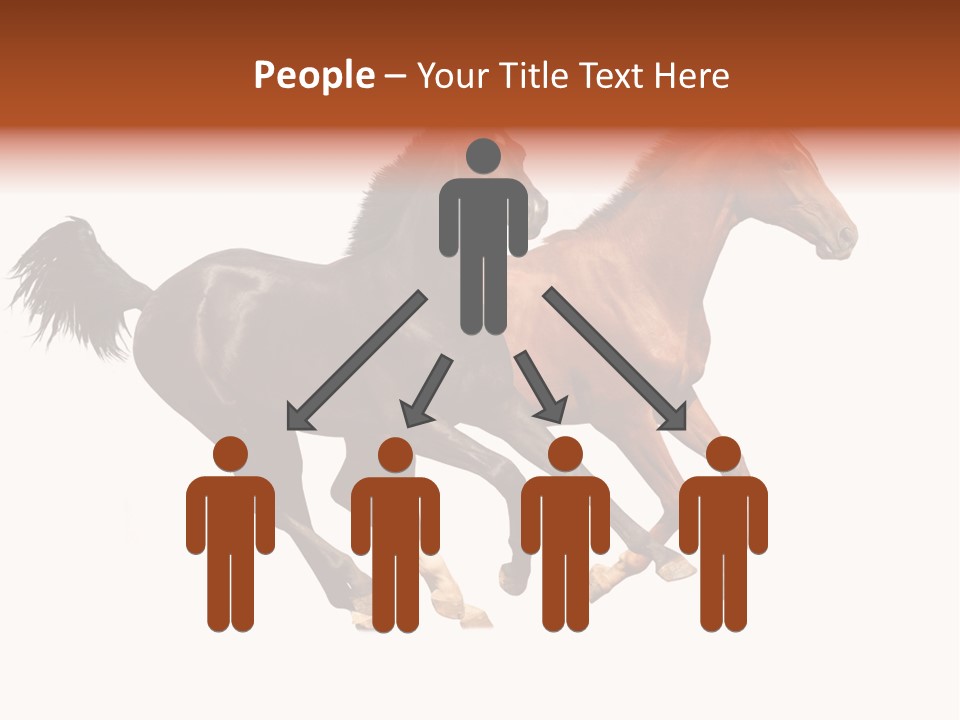 Red Young Run PowerPoint Template