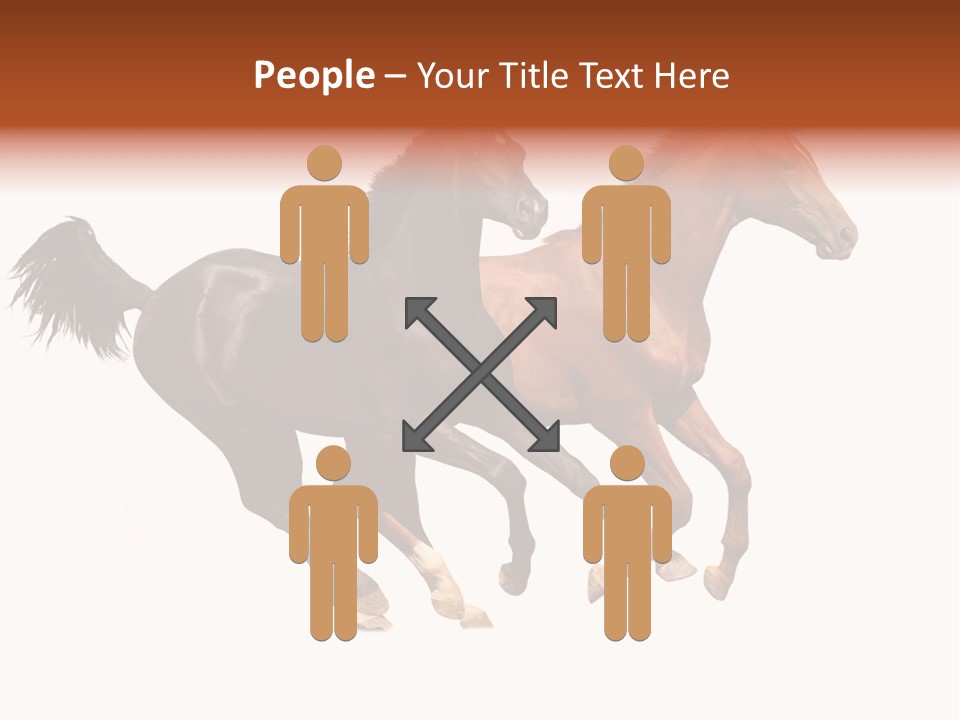 Red Young Run PowerPoint Template