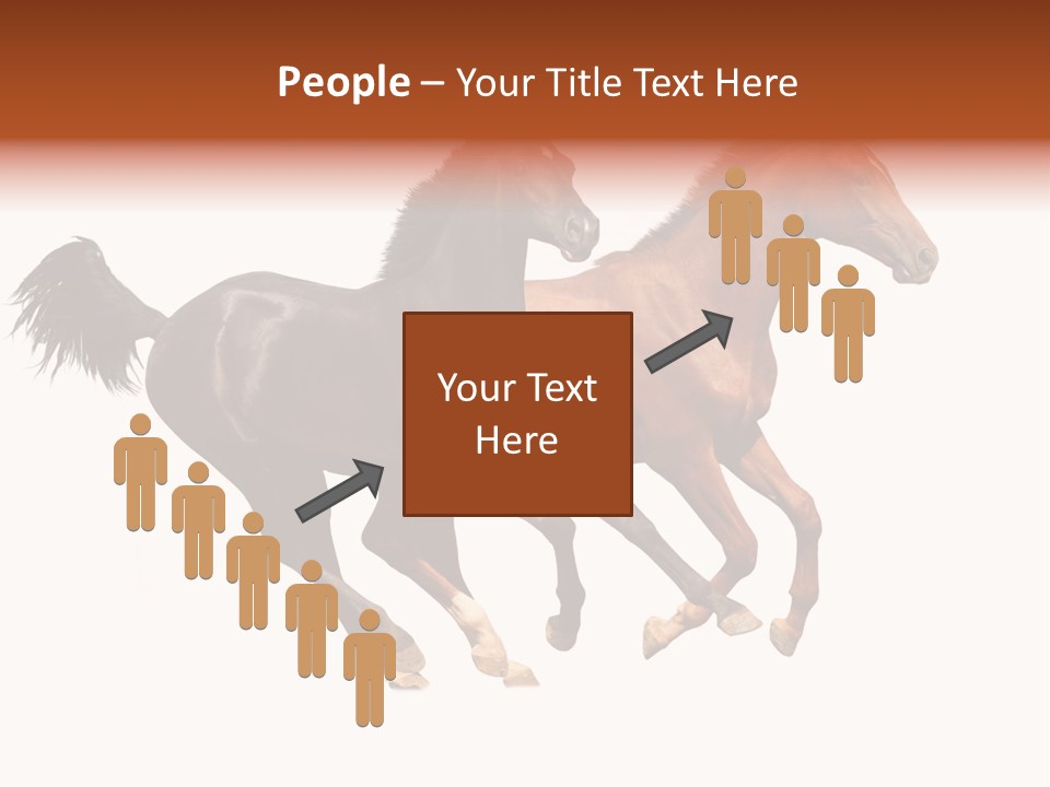 Red Young Run PowerPoint Template