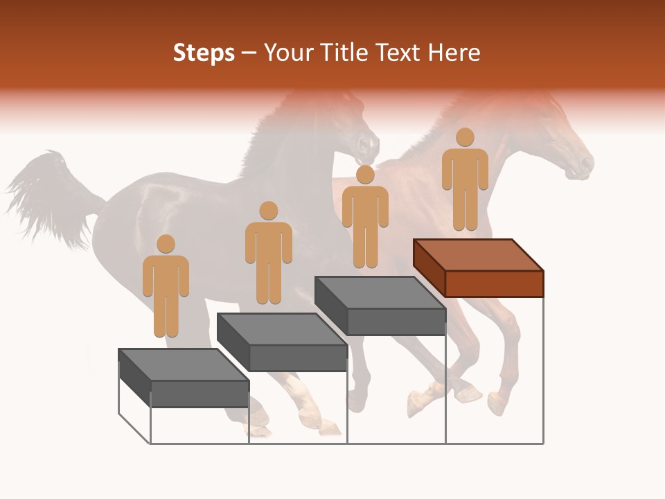 Red Young Run PowerPoint Template