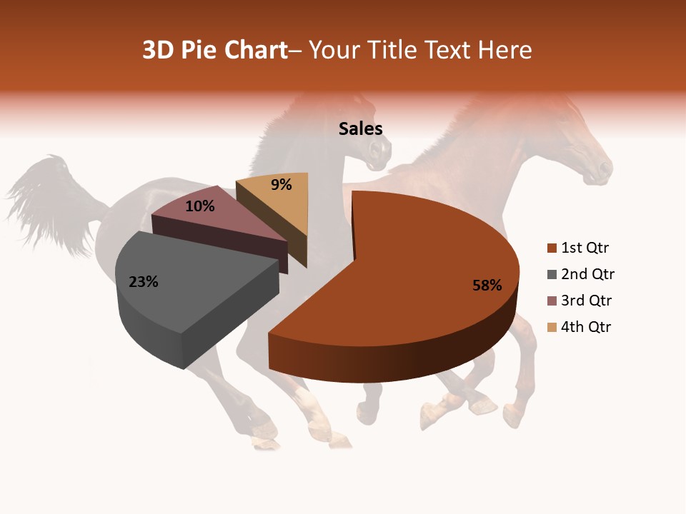 Red Young Run PowerPoint Template