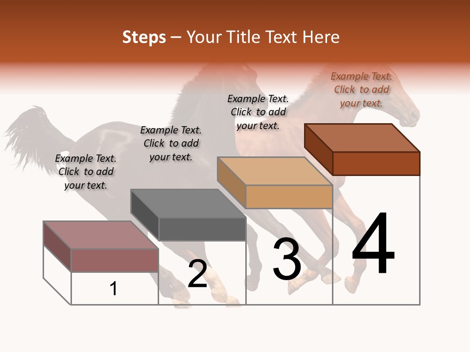 Red Young Run PowerPoint Template