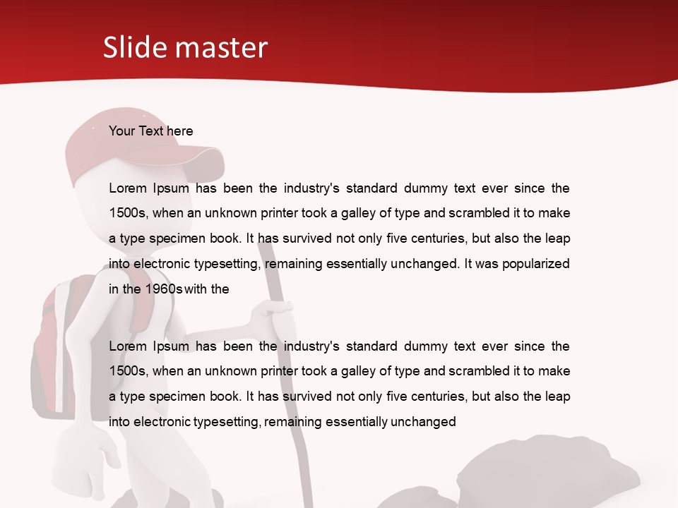 Height Sport Vacations PowerPoint Template