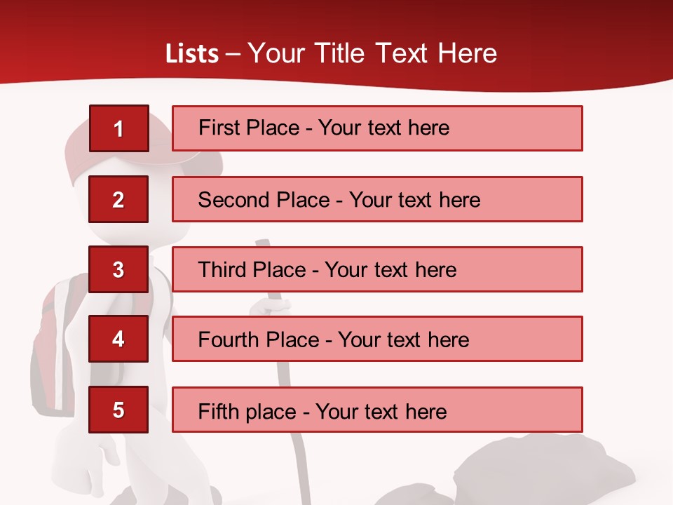 Height Sport Vacations PowerPoint Template