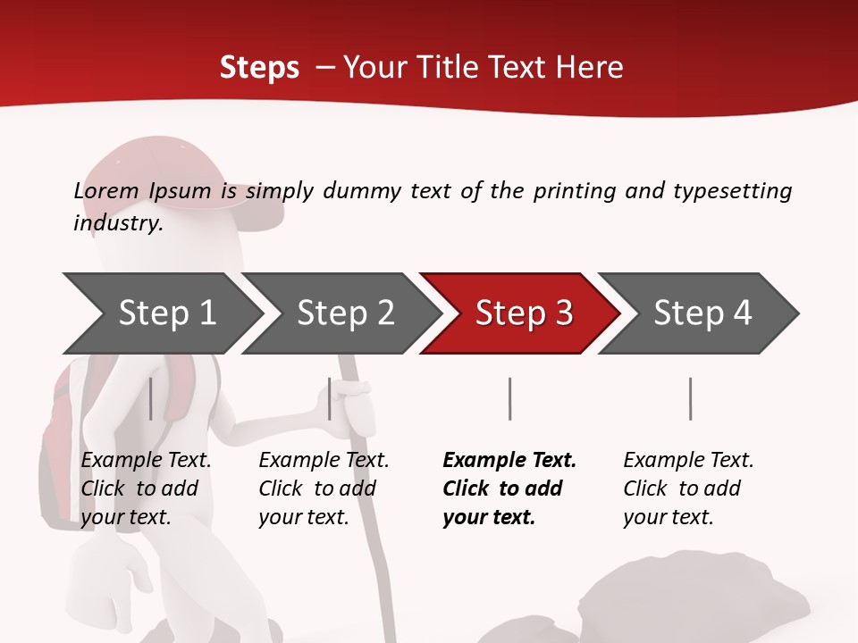 Height Sport Vacations PowerPoint Template