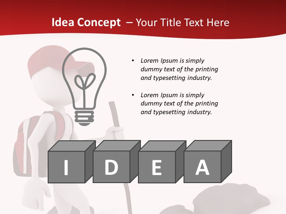 Height Sport Vacations PowerPoint Template