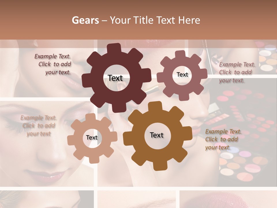 Beauty Collage PowerPoint Template