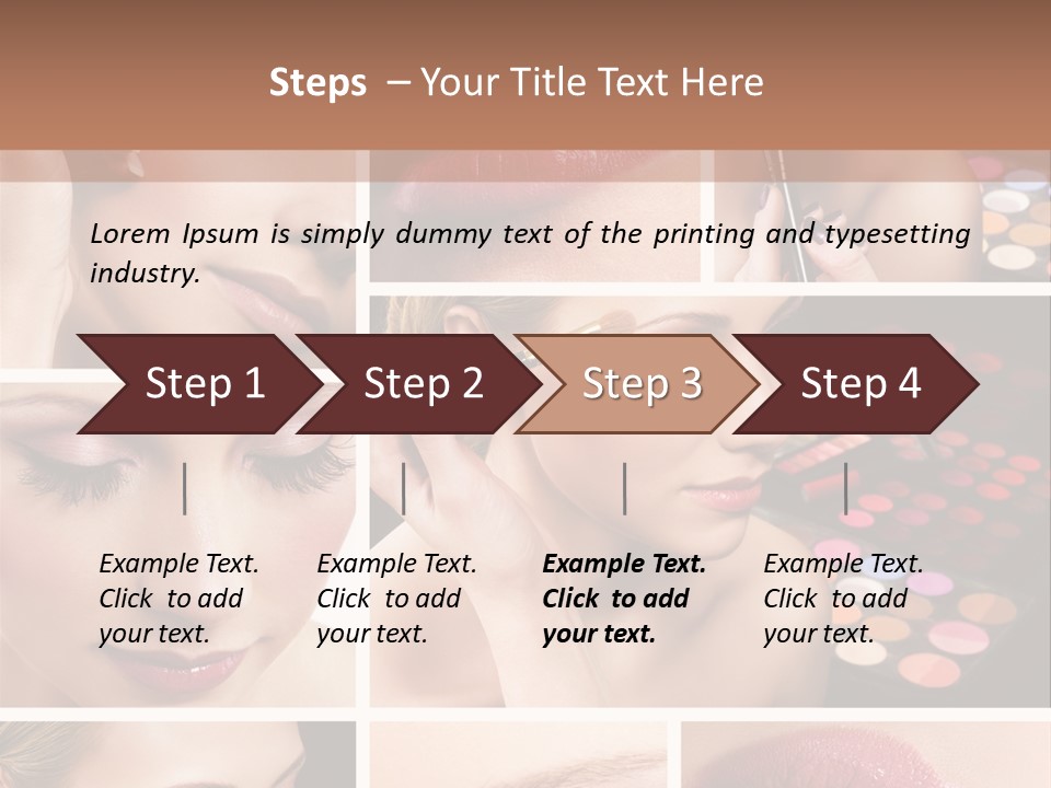 Beauty Collage PowerPoint Template