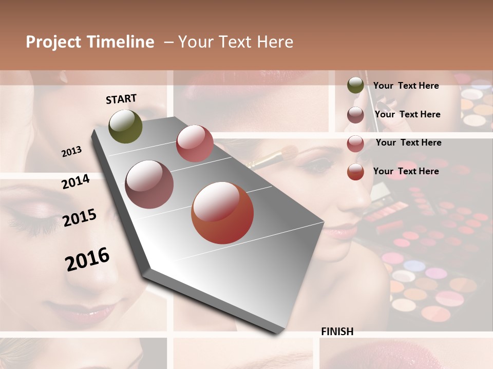 Beauty Collage PowerPoint Template