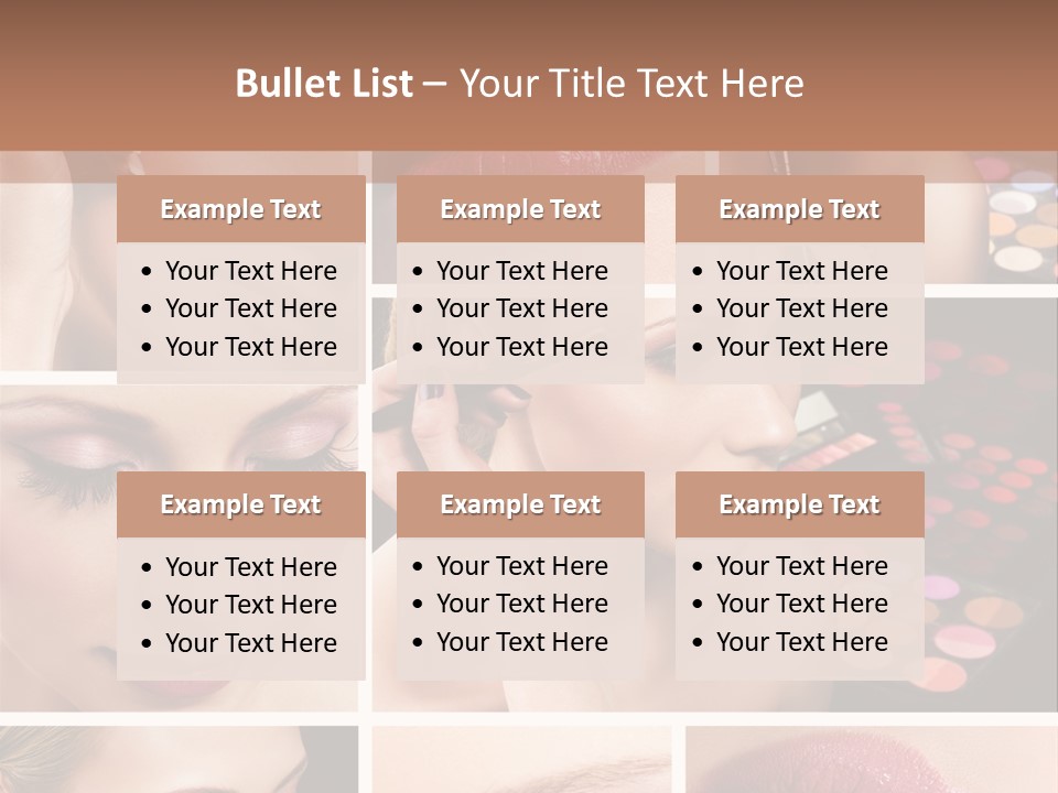 Beauty Collage PowerPoint Template