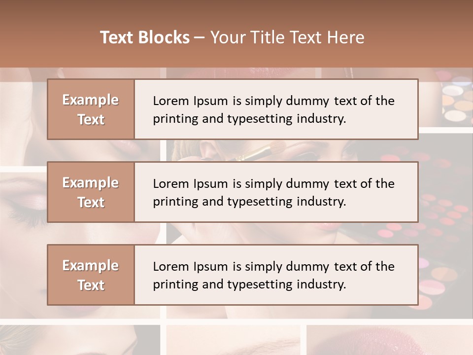 Beauty Collage PowerPoint Template