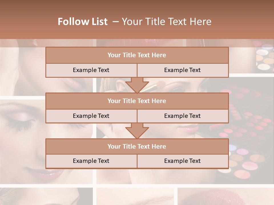 Beauty Collage PowerPoint Template