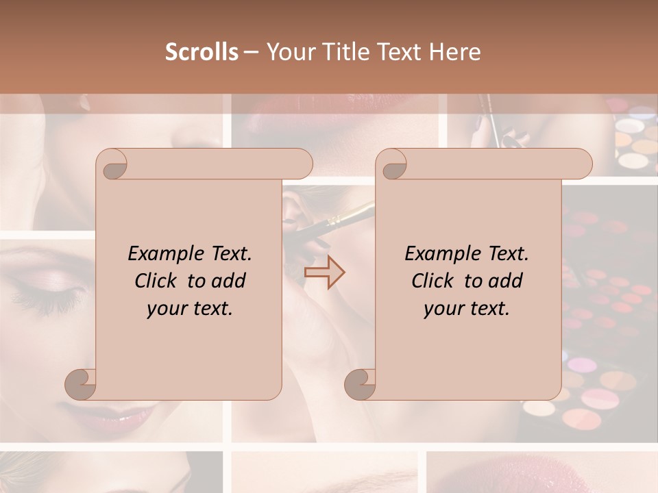 Beauty Collage PowerPoint Template