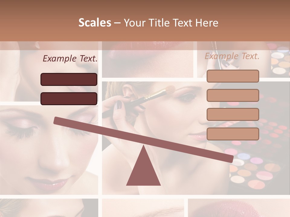 Beauty Collage PowerPoint Template