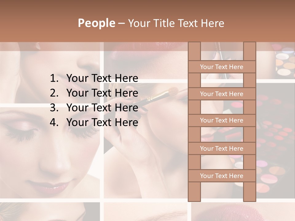 Beauty Collage PowerPoint Template