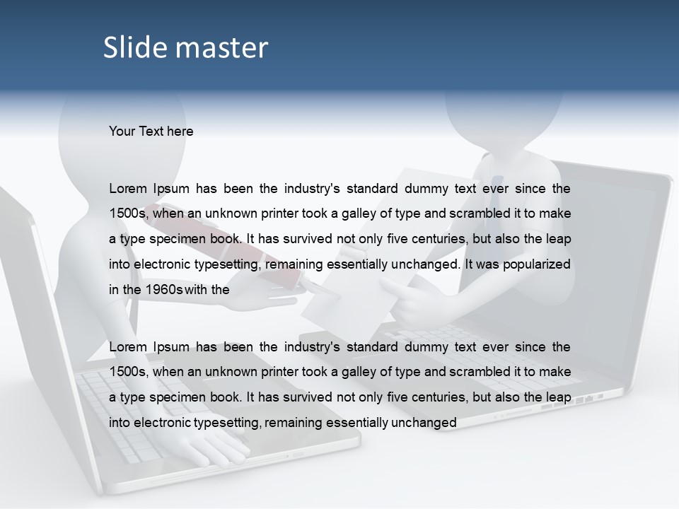 Career Meeting Finance PowerPoint Template