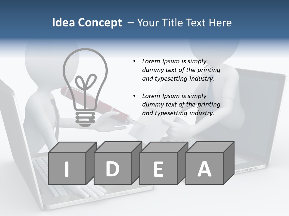 Career Meeting Finance PowerPoint Template