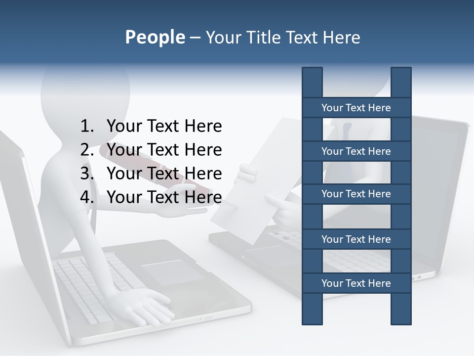 Career Meeting Finance PowerPoint Template