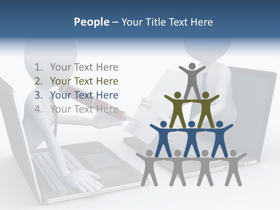 Career Meeting Finance PowerPoint Template