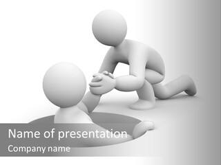 Communication Model Support PowerPoint Template