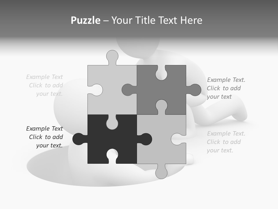 Communication Model Support PowerPoint Template